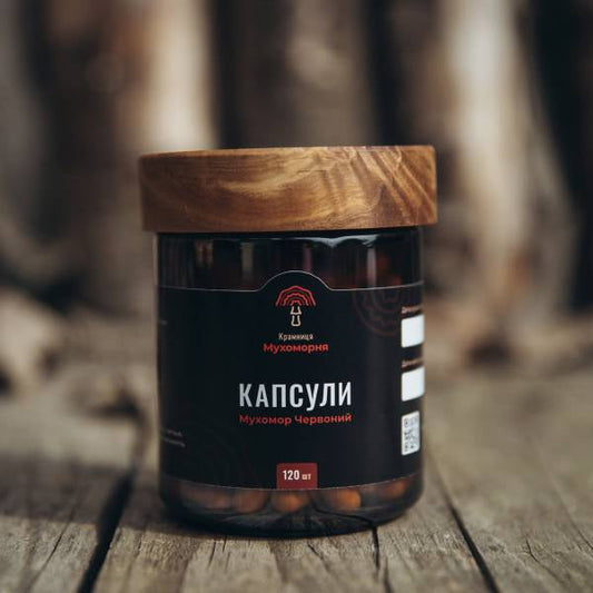 Купити мухомор червоний в капсулах