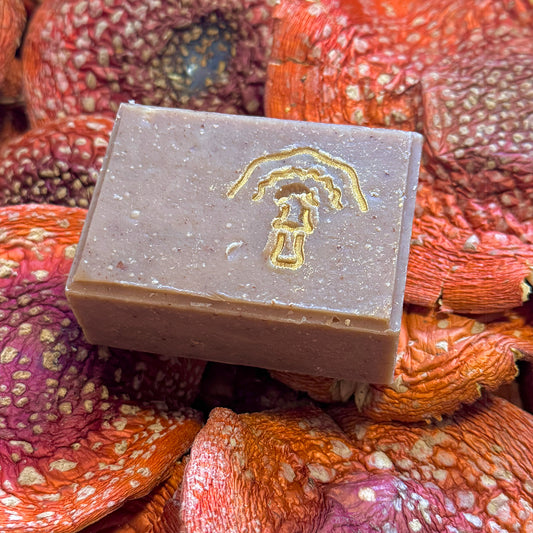 Handgemachte Seife mit Fliegenpilz